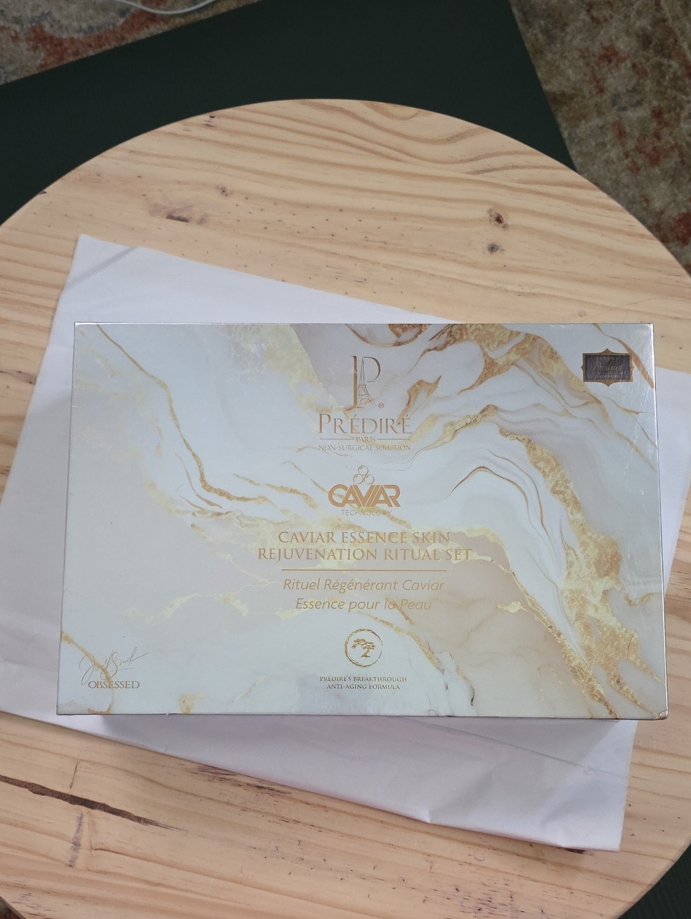 Predire Caviar Essence Skin Rejuvenation Ritual Set - White & Gold, Not Opened
